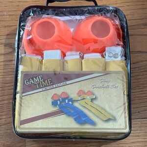 New in Package Game Time Limited Edition Flag Football Set - Orange and Yellow